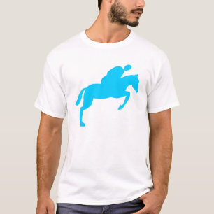 T-shirt Saut de cheval - Bleu ciel