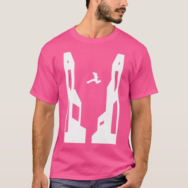 T-shirt Saut de compétence Freerunning Parkour (Devant)