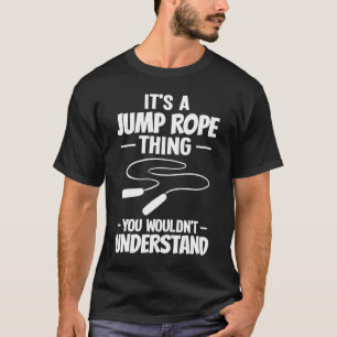 T-shirt Saut de corde Saut de corde Saut de la corde Saut 