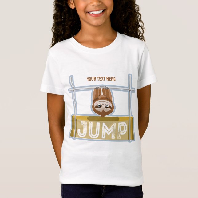 T-Shirt Saut de la fente haute (Devant)