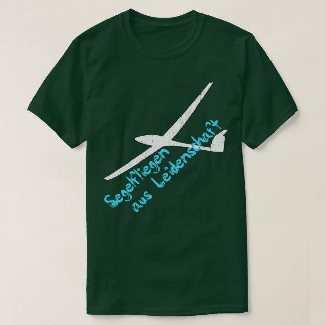 T-shirt Saut de planeur Glider pilote 2 (Design devant)