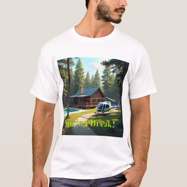 T-shirt Saut de printemps dans les bois (Devant)
