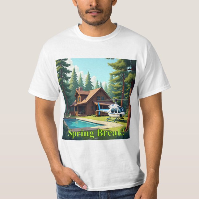 T-shirt Saut de printemps dans les bois (Devant)