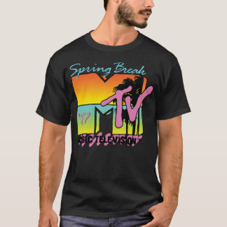 T-shirt Saut de ressort classique du logo MTV 87' long-man