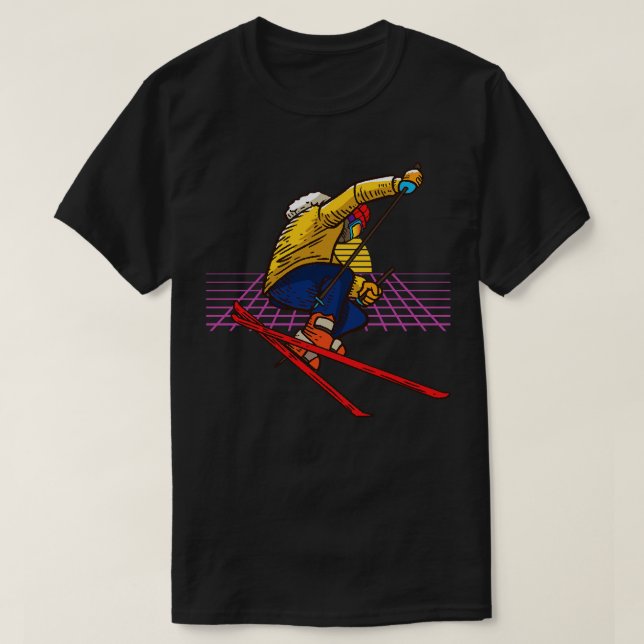 T-shirt Saut de ski (Design devant)