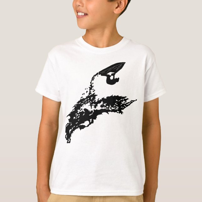 T-shirt Saut de ski de jet grand (Devant)