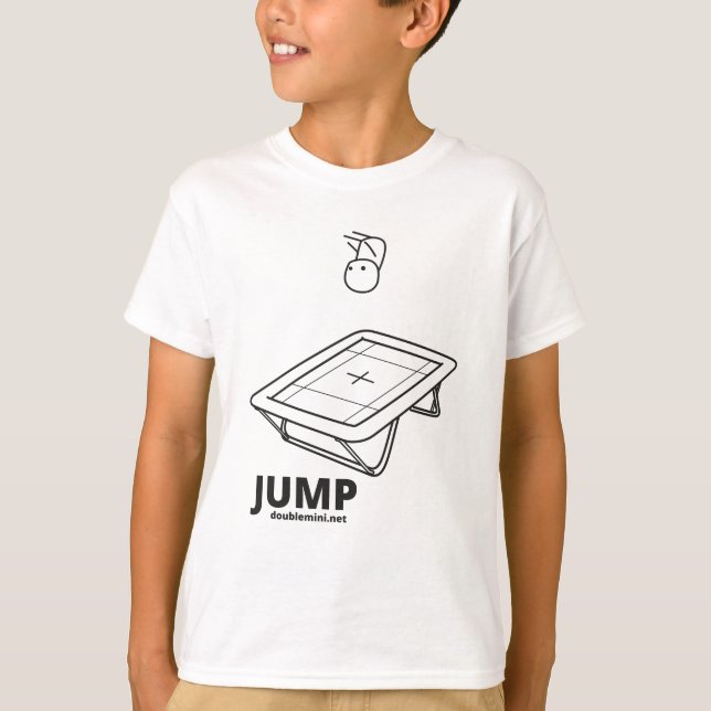 T-shirt SAUT de trempoline (Devant)