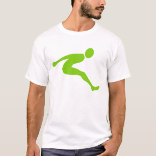 T-shirt Saut en longueur - Vert Martien