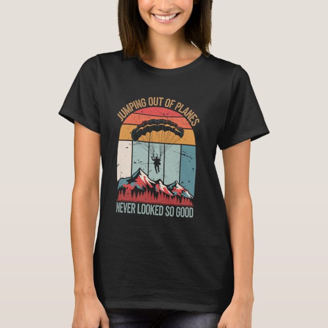 T-shirt Saut en parachute (Devant)