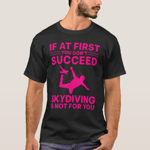 T-shirt Saut en parachute pour hommes femmes parachutiste 