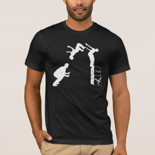 T-shirt saut périlleux arrière blanc