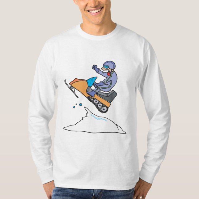 T-shirt Saut Snowmobiling (Devant)