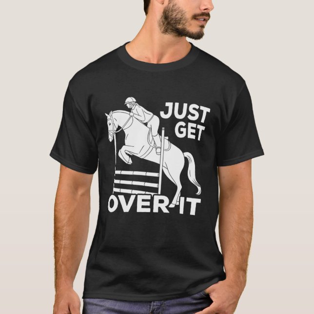 T-shirt Saute-le simplement Cheval Saut Équestre Saut à ch (Devant)