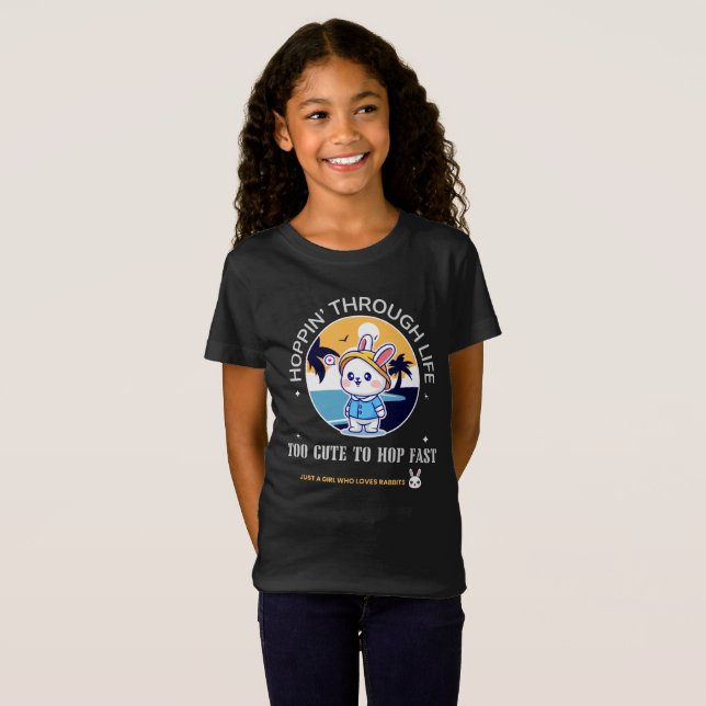 T-Shirt Sauter à travers la vie (Devant entier)