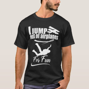 T-shirt Sauter d'avions Cadeau de parachutisme