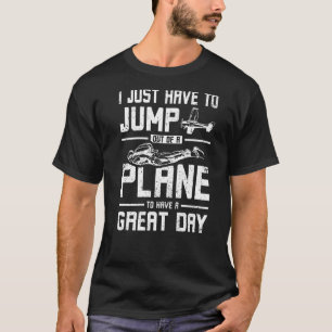 T-shirt Sauter D'Un Avion En Skydive