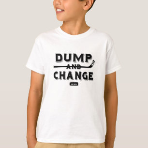 T-shirt Sauter et changer les jeunes de hockey