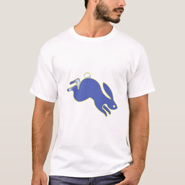 T-shirt Sauter le lapin pourpre (Devant)