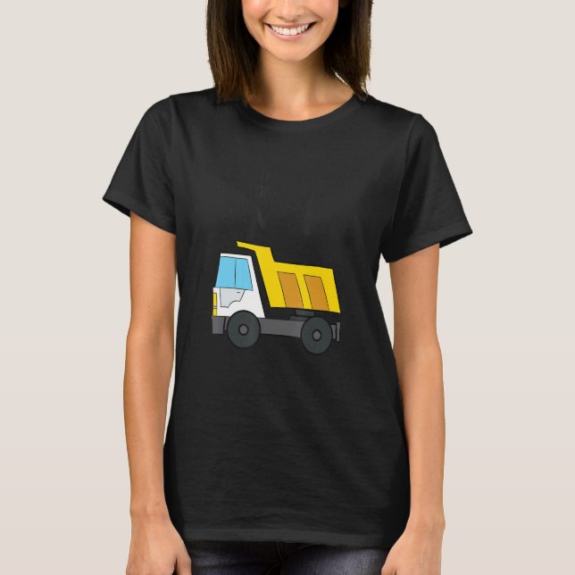 T-shirt Sauter tout Je suis 4 Chariot de construction 4e (Devant)