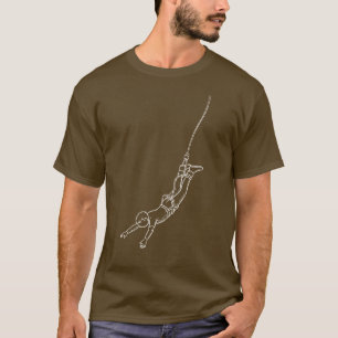 T-shirt Sauteur à l'élastique d'aventure avec texte person