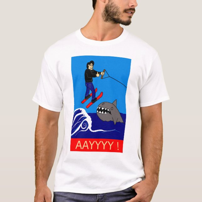 T-shirt sautez le requin (Devant)