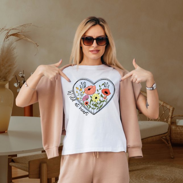 T-shirt Sauvage à cœur  (Créateur téléchargé)