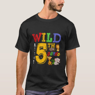 T-shirt Sauvage À Propos Des Chemises De 5E Année Safari A