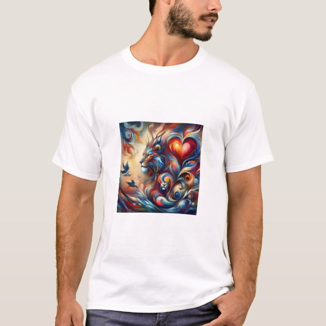 T-shirt Sauvage au coeur (Devant)