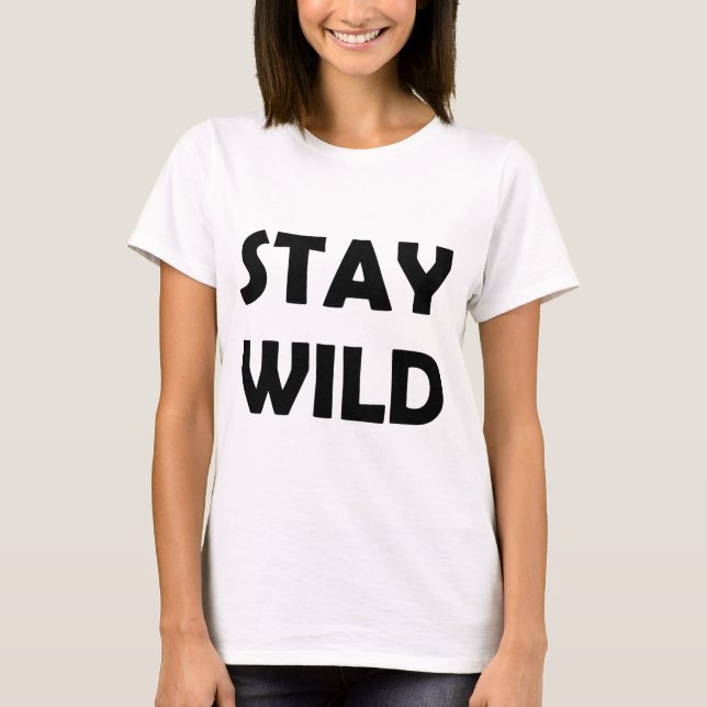 T-shirt Sauvage au coeur | Bold Adventure (Devant)