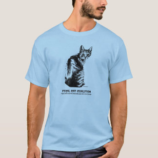 T-shirt sauvage de coalition de chat