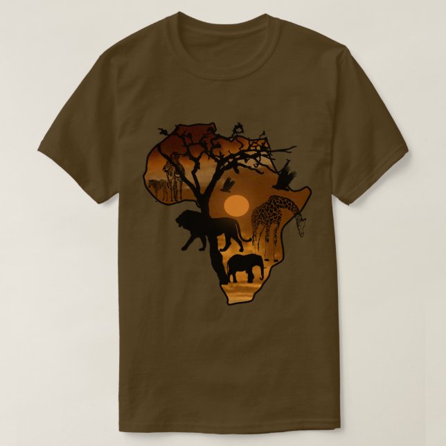 T-shirt sauvage de la vie (Design devant)