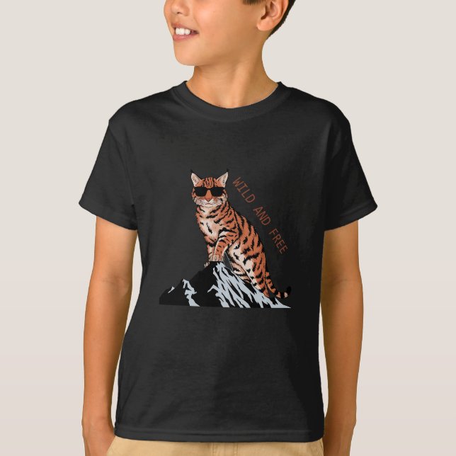 T-shirt Sauvage et libre (Devant)