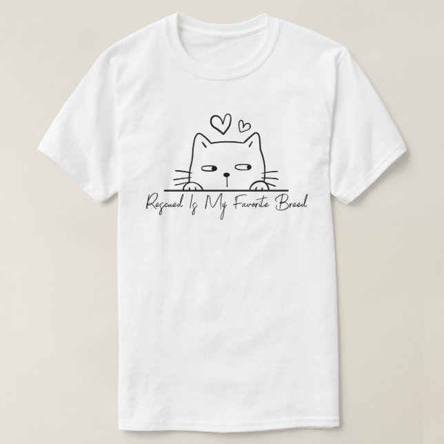 T-shirt Sauvé Est Ma Race Préférée (Design devant)