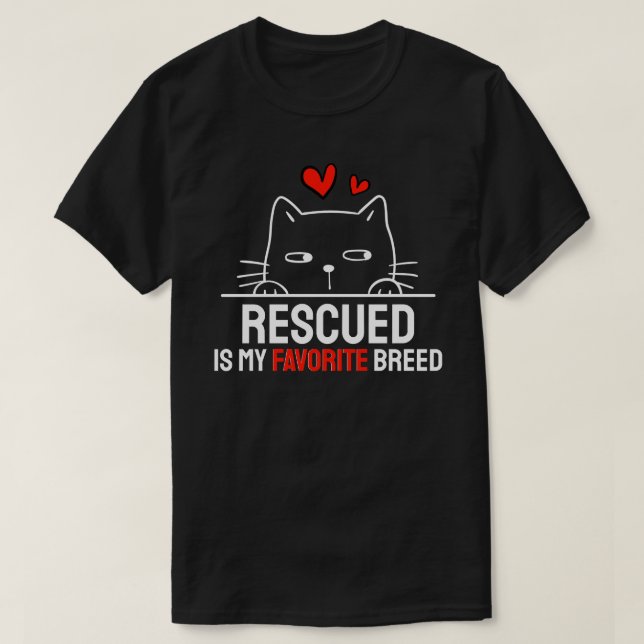 T-shirt Sauvé Est Ma Race Préférée (Design devant)