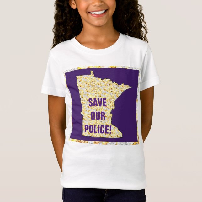 T-Shirt SAUVE NOTRE POLICE ! (Devant)