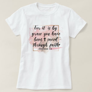 T-shirt Sauvé par la grâce