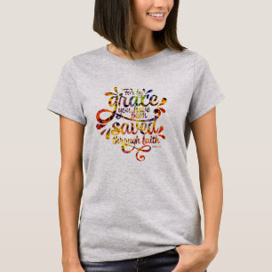 T-shirt Sauvé par la grâce