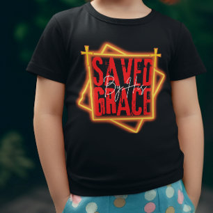 T-Shirt Sauvé par sa Grâce - Gratitude de l'Évangile pour