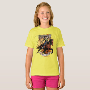 T-shirt Sauve un cheval ; monte un cowboy   Enfants