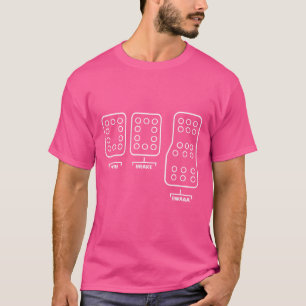 T-shirt Sauvegarder le diagramme de changement de vitesse