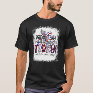 T-shirt Sauvegarder Terry Fireworks Bleu 4 juillet