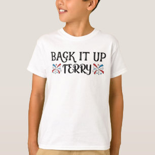 T-shirt Sauvegardez Terry Mettez-Le En Reverse 4 juillet