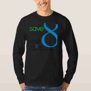 T-shirt Sauver 8 Vit Un Don D'Organe Et La Sensibilisation