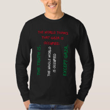 T-shirt Sauver Gaza, Tee Free Palestine - Couleur