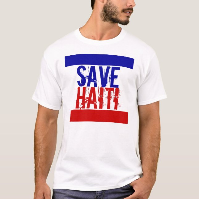 T-SHIRT SAUVER HAÏTI (Devant)