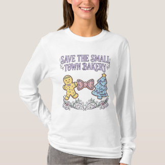T-shirt Sauver la boulangerie de la petite ville Élégant P