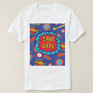 T-shirt Sauver la Date Héros de Bande Dessinée