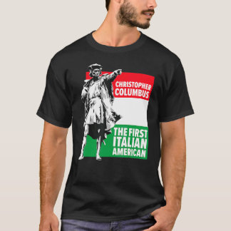 T-shirt Sauver la Fête de Christophe Colomb Fierté Italien