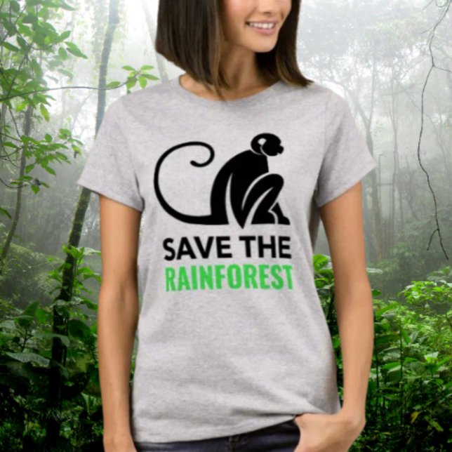T-shirt Sauver la forêt tropicale (Créateur téléchargé)