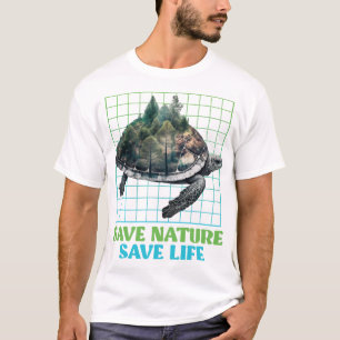 T-shirt Sauver la nature espèces protégées Environnement C